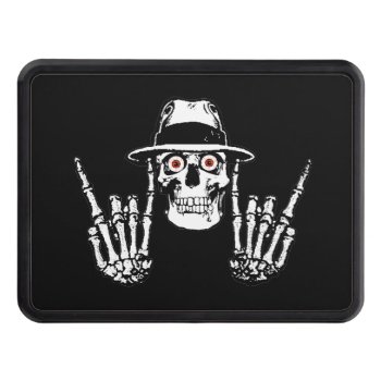 Hitman Skull Tow Hitch Cover by HeavyMetalHitman at Zazzle