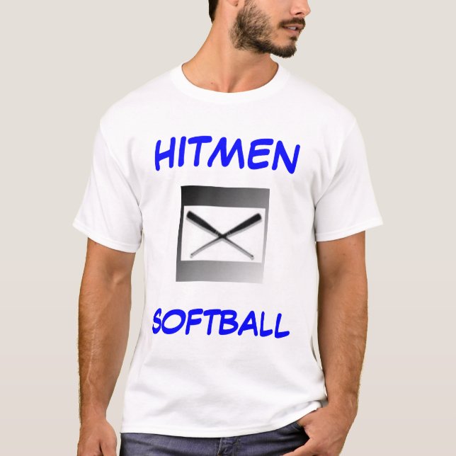 Hitmen Softball Jersey T-Shirt (Front)