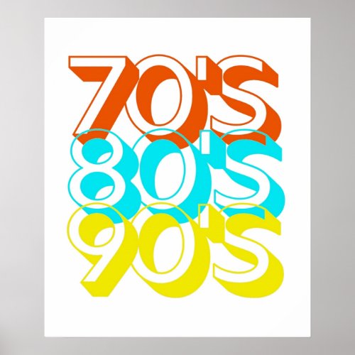 HITS of the 70s 80s  90s Poster