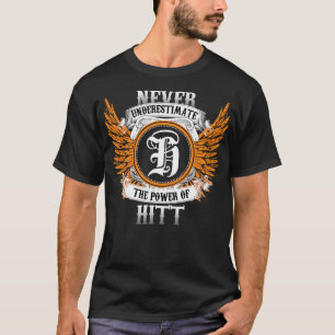 Hitt Name Shirt Never Underestimate The Power Of H