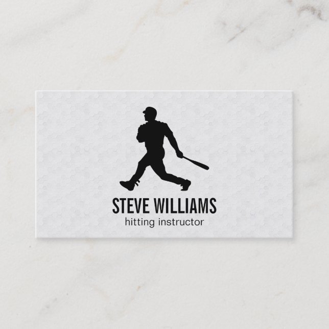 Hitter | Sports Business Card (Front)