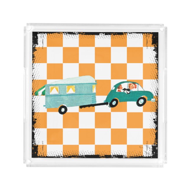 Hitting the Open Road 1 Acrylic Tray (Front)