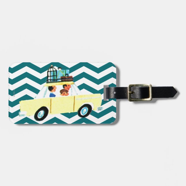 Hitting the Open Road 2 Luggage Tag (Front Horizontal)