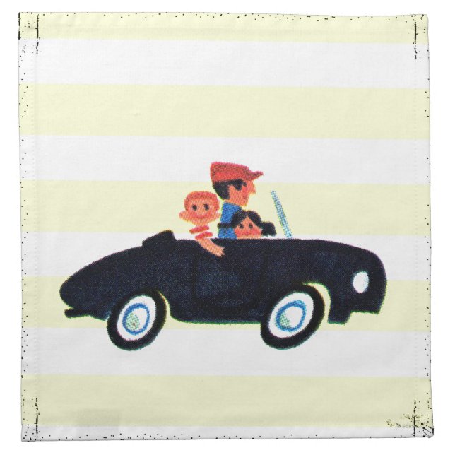 Hitting the Open Road 3 Cloth Napkin (Front)
