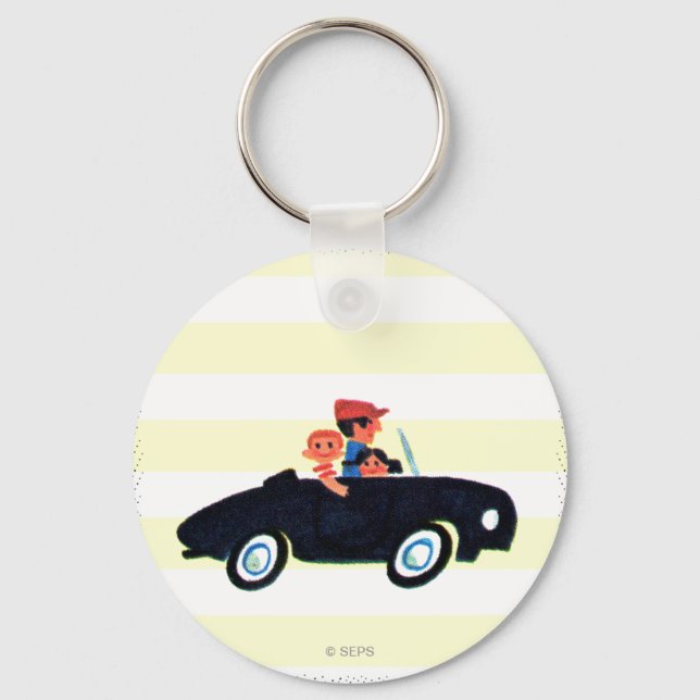 Hitting the Open Road 3 Keychain (Front)