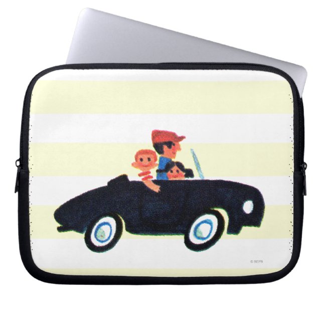 Hitting the Open Road 3 Laptop Sleeve (Front)