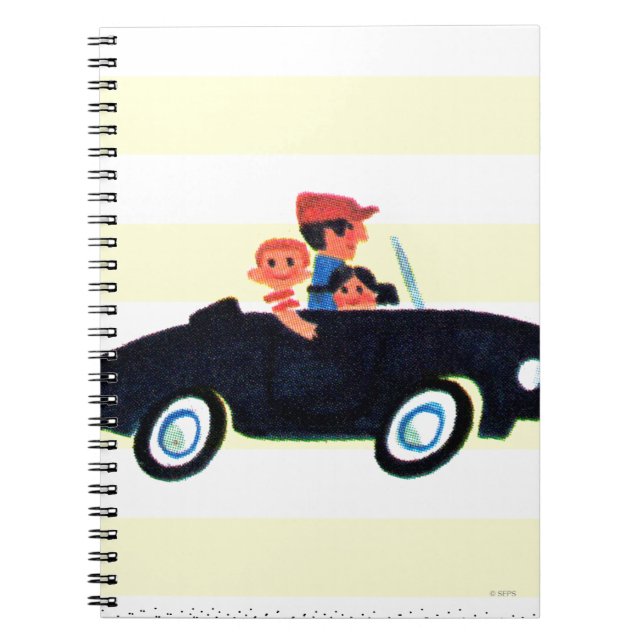 Hitting the Open Road 3 Notebook (Front)