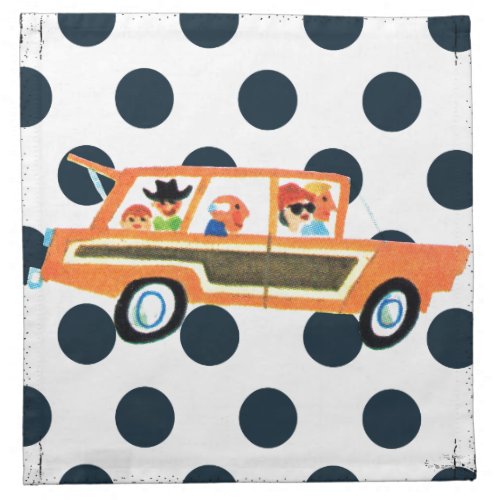 Hitting the Open Road 4 Cloth Napkin