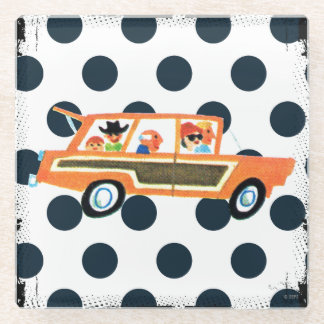 Hitting the Open Road 4 Glass Coaster