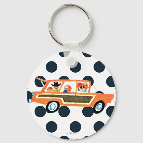 Hitting the Open Road 4 Keychain