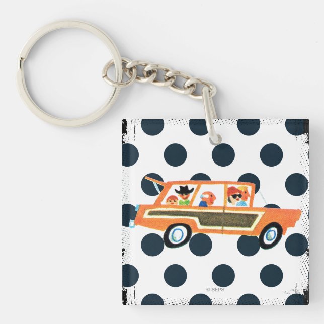 Hitting the Open Road 4 Keychain (Front)