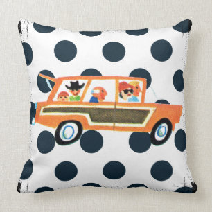 Hitting the Open Road 4 Throw Pillow