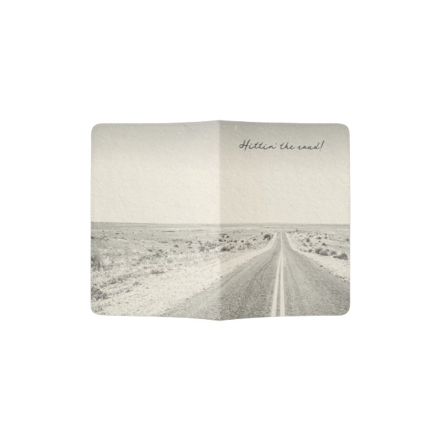 Hitting the Road Travel VISA ID Documents Passport Holder (Opened)