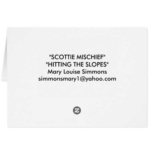 HITTING THE SLOPES (Back Horizontal)