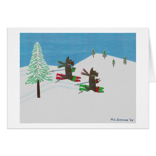 HITTING THE SLOPES CARDS (Front Horizontal)