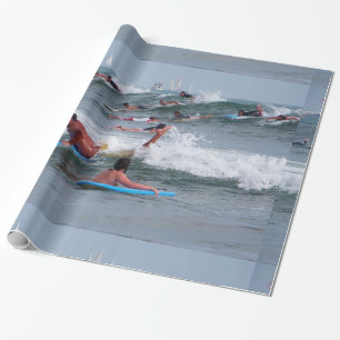 Hitting The Waves_ Wrapping Paper