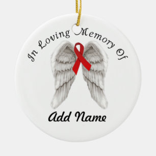 HIV/AIDS Addiction drunk driving Awareness Ceramic Ornament