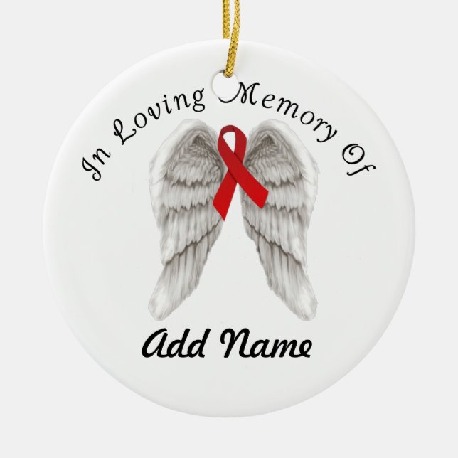 HIV/AIDS  Addiction  drunk driving Awareness   Ceramic Ornament (Front)
