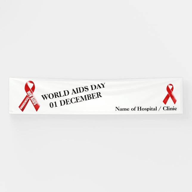 Hiv aids awareness Campaign | Personalize Banner (Horizontal)