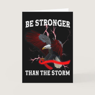 HIV AIDS Awareness Eagle Red Ribbon HIV Themed T-S Card