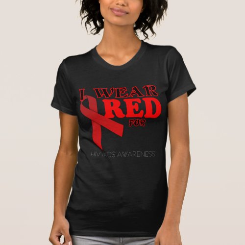 HIV AIDS AWARENESS TEMPLATE png T_Shirt