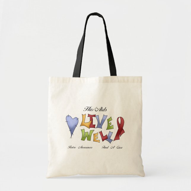 HIV/ AIDS Awareness Tote Bag (Front)