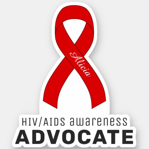 HIVAIDS Awareness Vinyl Sticker
