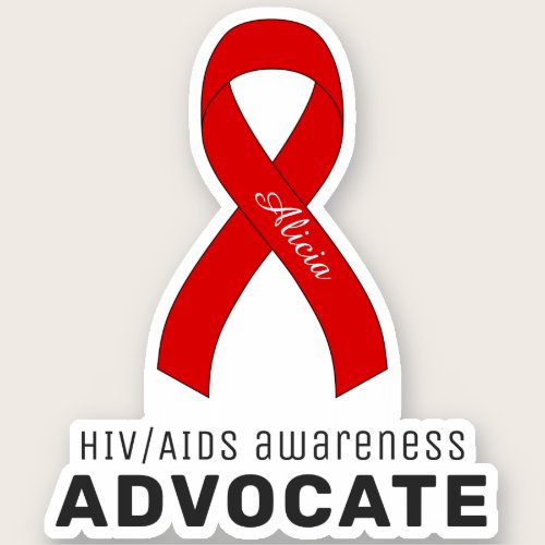 HIV/AIDS Awareness Vinyl Sticker