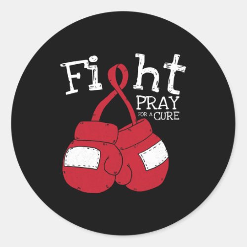 Hiv Aids Brain Aneurysm Stroke Cool Awareness Gift Classic Round Sticker