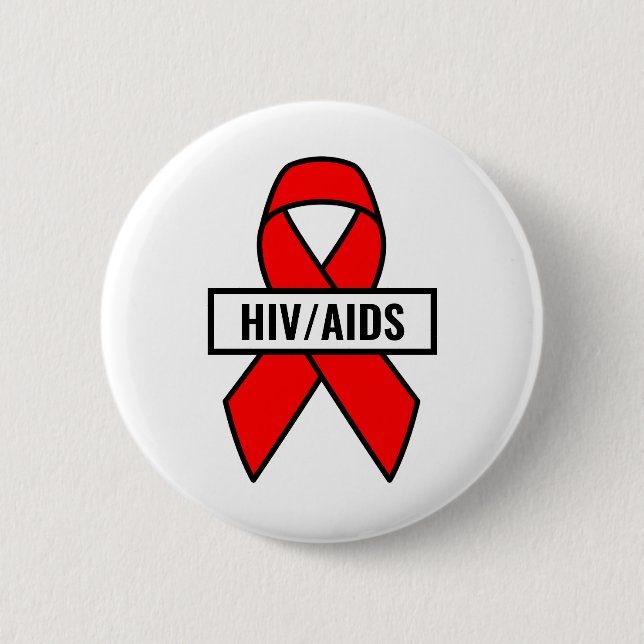 HIV/AIDS BUTTON (Front)