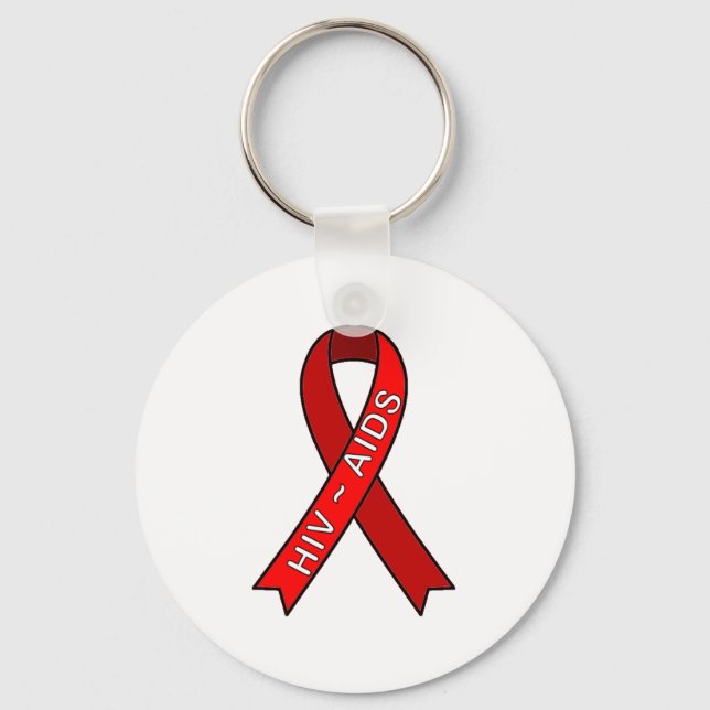 HIV AIDS Keychain (Front)