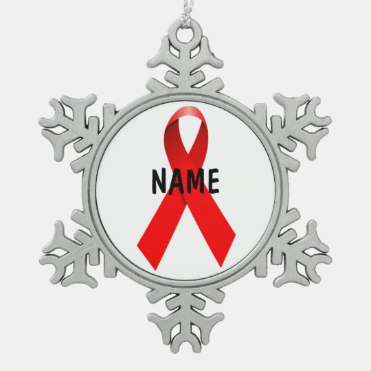 HIV AIDS Memorial Tribute Ornament | Zazzle.com