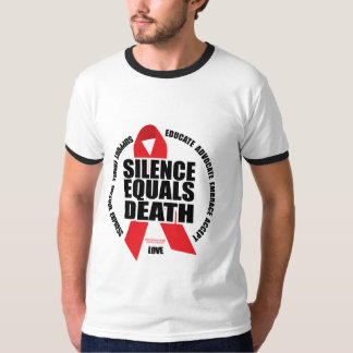 HIV/AIDS: Silence Equals Death T-Shirt
