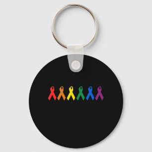 HIV AWARENESS / AIDS AWARENESS KEYCHAIN