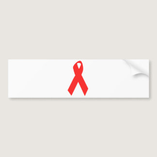 HIV AWARENESS / AIDS RIBBON BUMPER STICKER