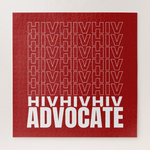 HIV HIV HIV Advocate Jigsaw Puzzle