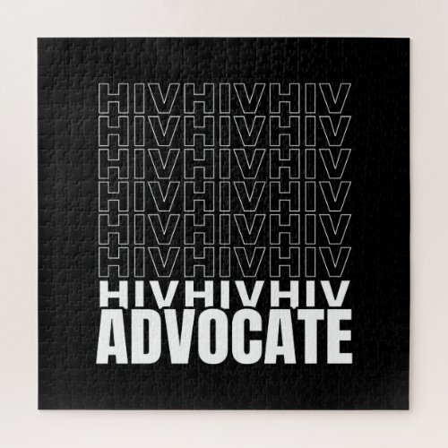 HIV HIV HIV Advocate Jigsaw Puzzle HIV HIV HIV Advocate Jigsaw Puzzle