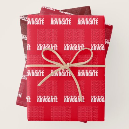 HIV HIV HIV Advocate Wrapping Paper Sheets