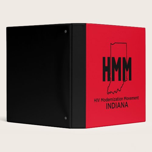 HIV Modernization Movement Indiana 3 Ring Binder