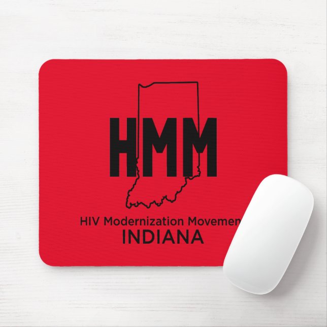 HIV Modernization Movement Indiana Mouse Pad (With Mouse)