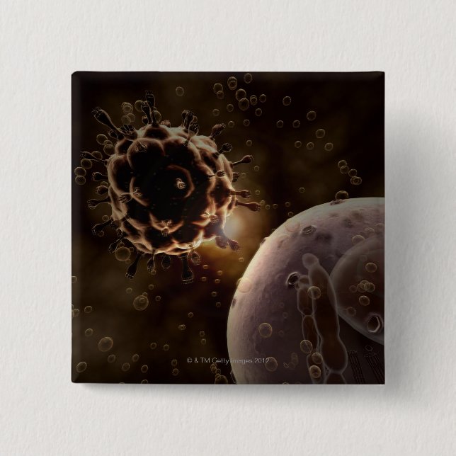 HIV PINBACK BUTTON (Front)