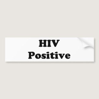 HIV Positive Bumper Sticker