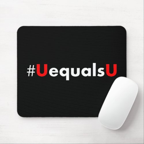 HIV Undetectable Equals Untransmittable - Minimali Mouse Pad