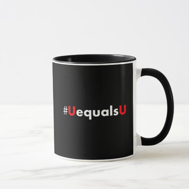 HIV Undetectable Equals Untransmittable - Minimali Mug (Right)