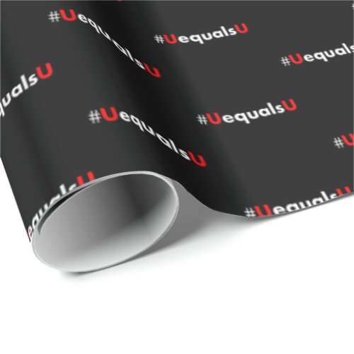 HIV Undetectable Equals Untransmittable - Minimali Wrapping Paper