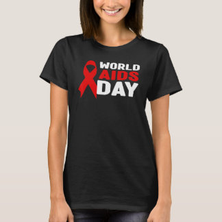 HIVAIDS Awareness Shirt - Red Ribbon, World Aids D