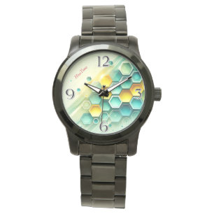 HiveTime Customizable Hexagon Design Watch