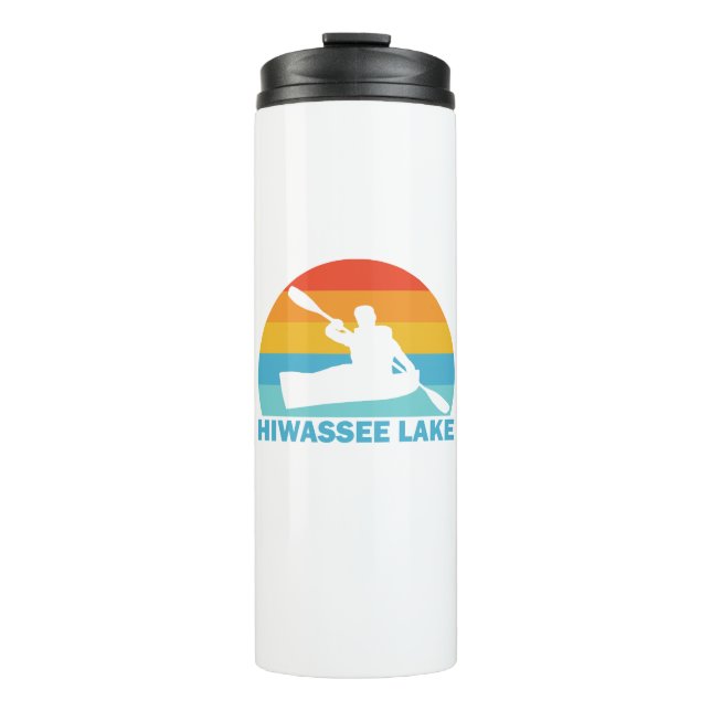 Hiwassee Lake North Carolina Kayak Thermal Tumbler (Front)