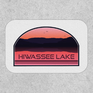 Hiwassee Lake North Carolina Red Sunrise Patch
