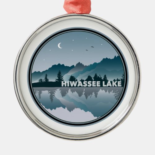 Hiwassee Lake North Carolina Reflection Metal Ornament